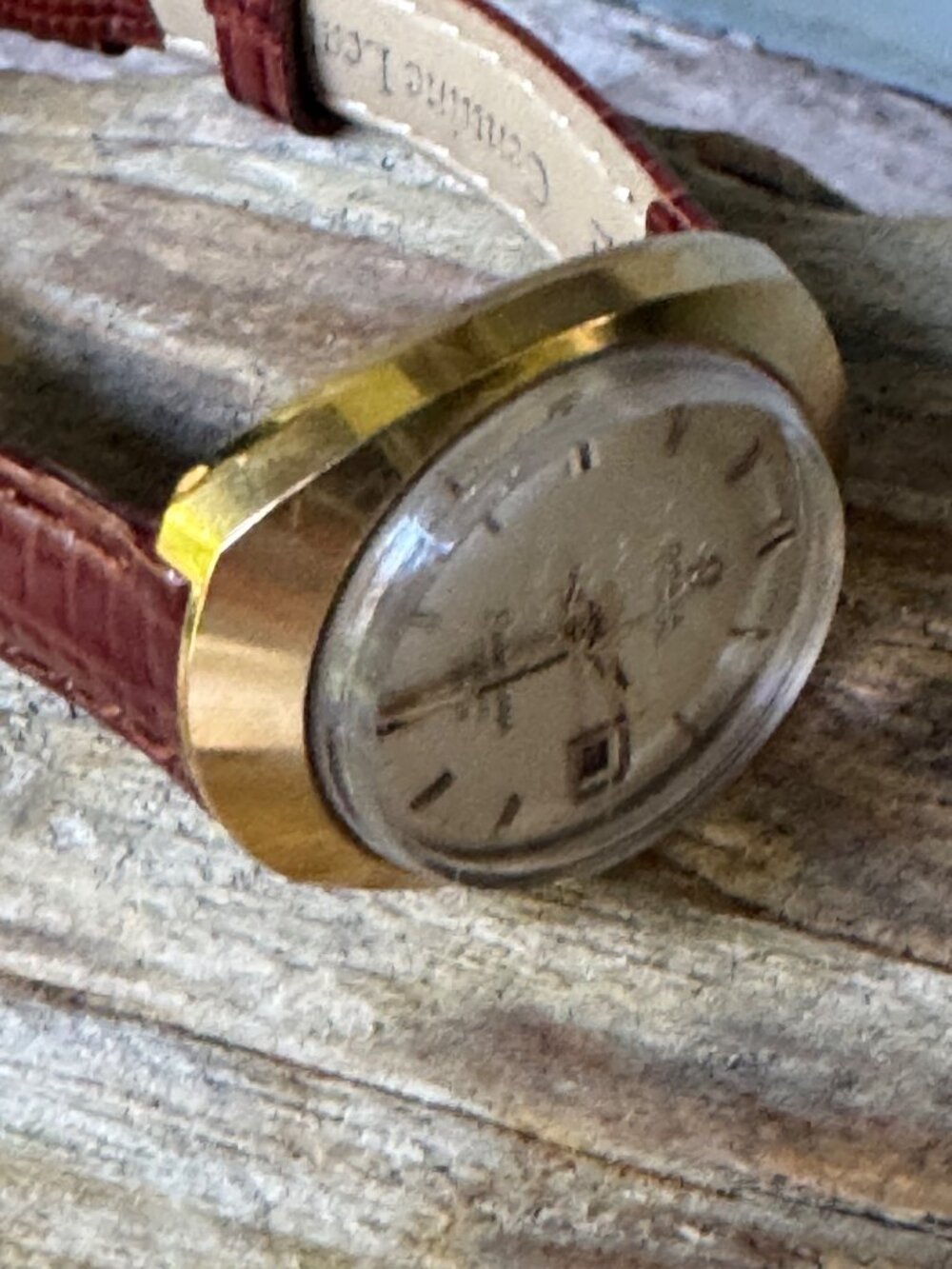 Omega Seamaster Cosmic 566.018 Ladies Automatic Date Champagne Watch Working - Picture 3 of 16